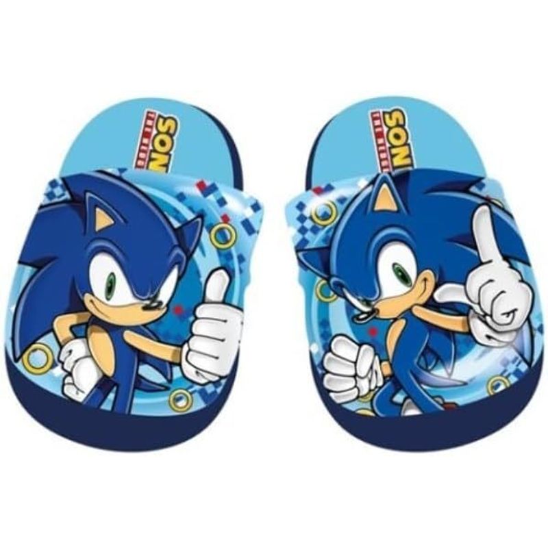 SONIC - Ciabatte Pantofole per Bambini e Ragazzi Morbide e Calde