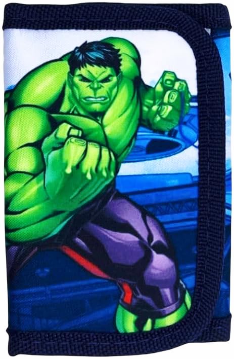 Portafoglio bambini e ragazzi Pokemo portafogli con portamonete e portatessere Hulk Avengers
