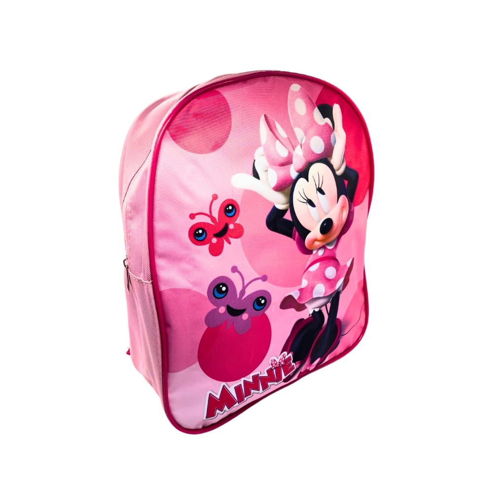 Zaino bambini Zainetto Asilo Infanzia la Scuola e tempo libero con chiusura lampo ( MINNIE)
