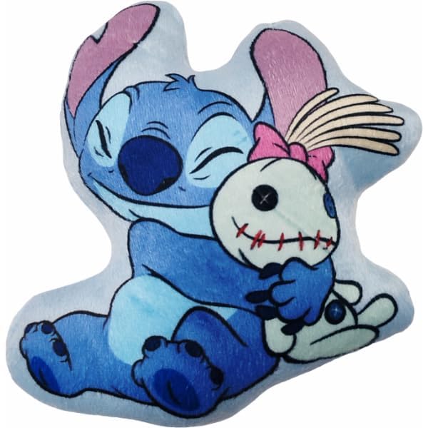 Mini Peluche 3D Shaped 15cm Cuscino Sagomato Bambini e Ragazzi con la Forma sagoma Personaggio STITCH Modello 5