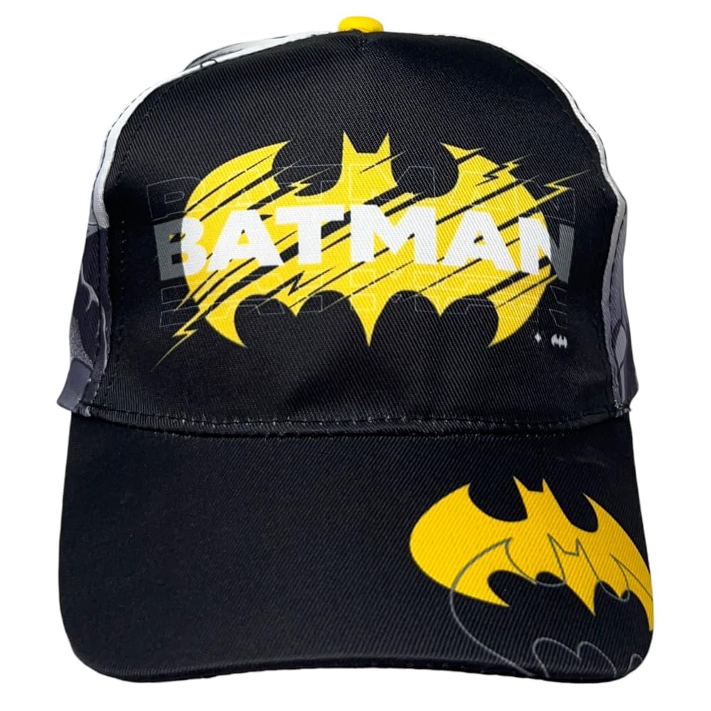 Cappello con Visiera da Ragazzo/Bambino Berretto da Baseball Regolabile Batman