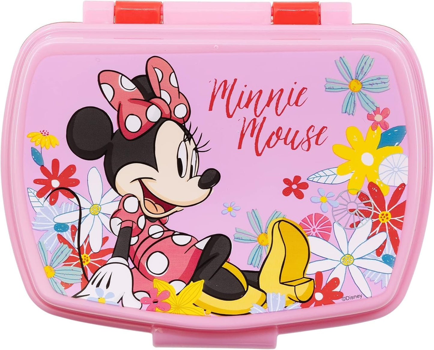 Contenitore Portapranzo Porta merenda Scatola Sandwich Box Bambini ( MINNIE MOUSE)