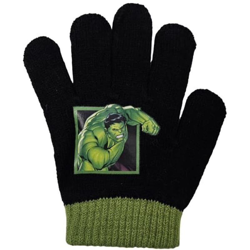 Guanti Invernali per Bambini 2 pcs Inverno Unisex Taglia unica - AVENGERS HULK
