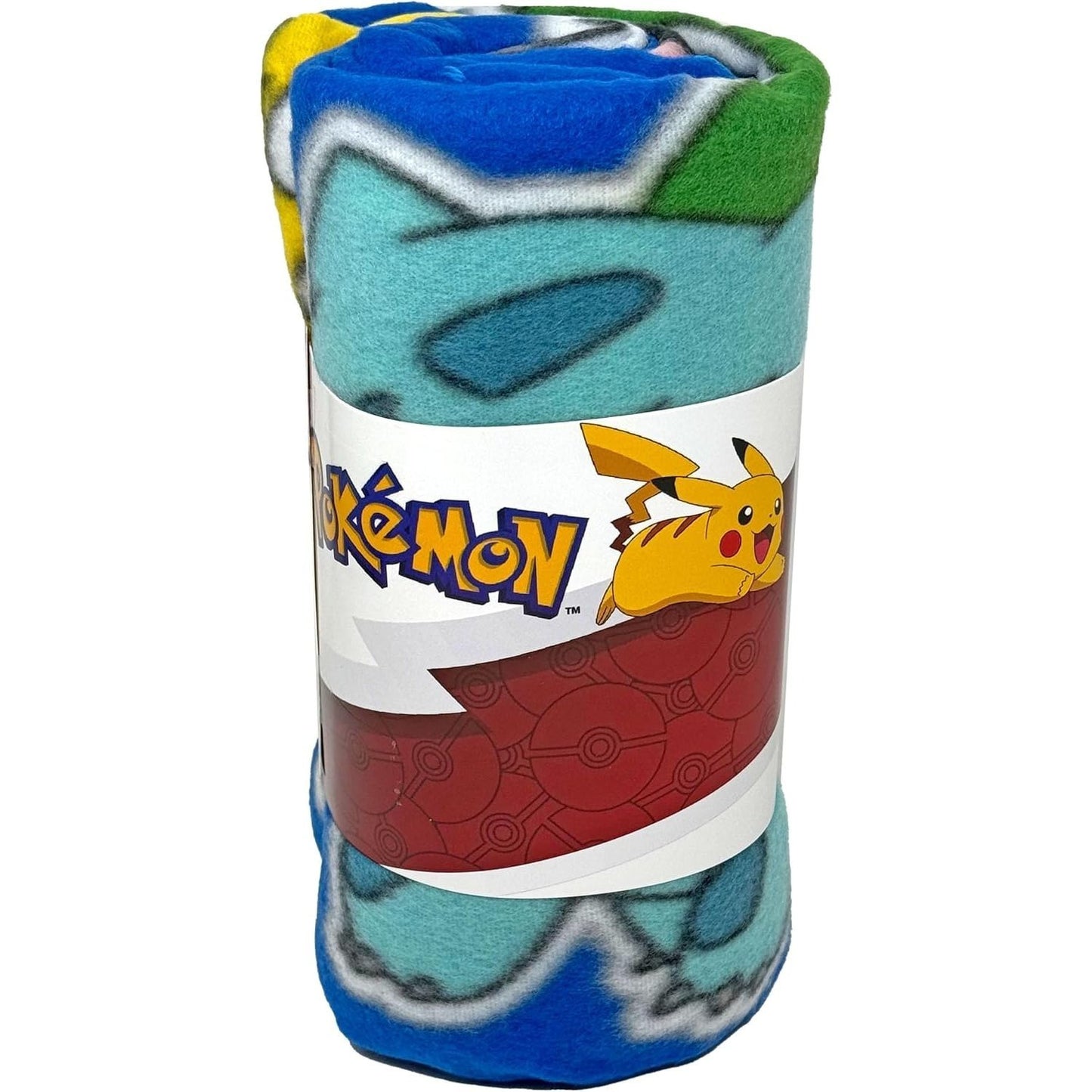 POKEMON - Coperta Ufficiale Plaid Morbida e Calda 100x140cm per Bambini Pile con stampa Idea Regalo