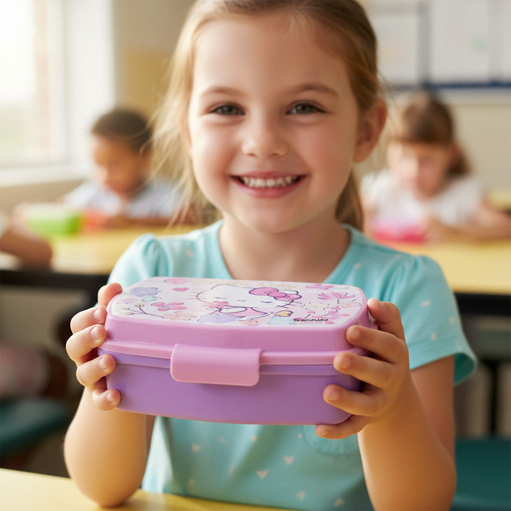 Contenitore Portapranzo Porta merenda Scatola Sandwich Box per Bambini - HELLO KITTY