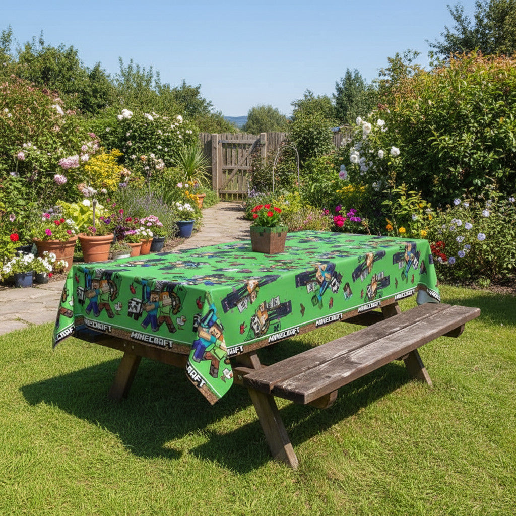 Tovaglia decorazione per compleanno dei bambini e feste a tema, Rettangolare, 120 cm x 180 cm, lavabile