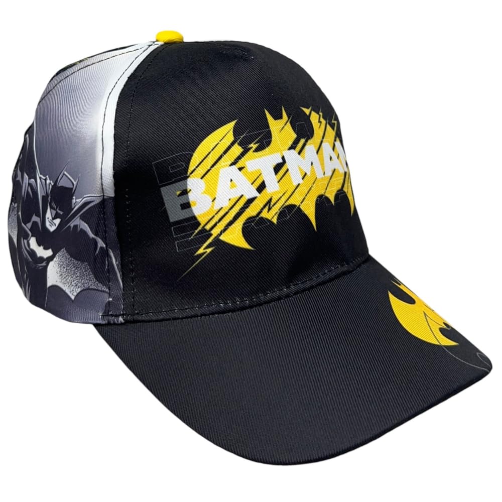 Cappello con Visiera da Ragazzo/Bambino Berretto da Baseball Regolabile Batman