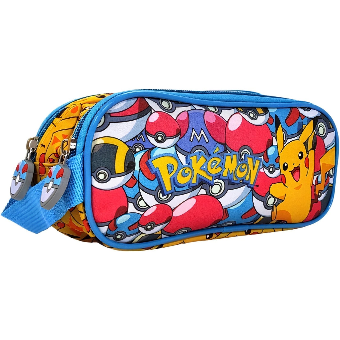 Portapenne Astuccio Doppio scomparto Borsellino Scuola e Asilo per Bambini 22x9x8 cm