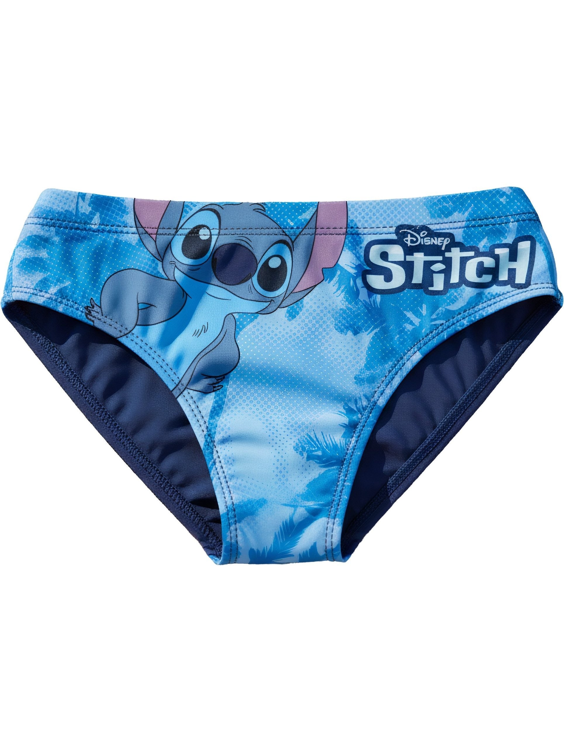 Costume da Bagno Mutandina Slip per Bambini e Ragazzi Boxer Parigamba per Mare e Piscina 3-4 Anni STITCH Blu