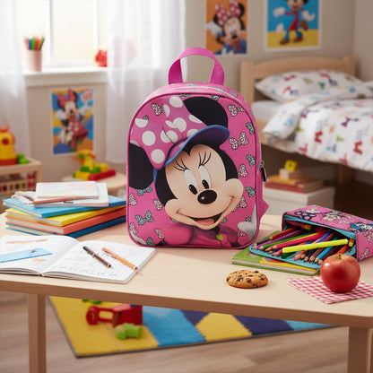 Zaino per bambini Zainetto Asilo Infanzia per la Scuola e tempo libero con chiusura lampo Topolina