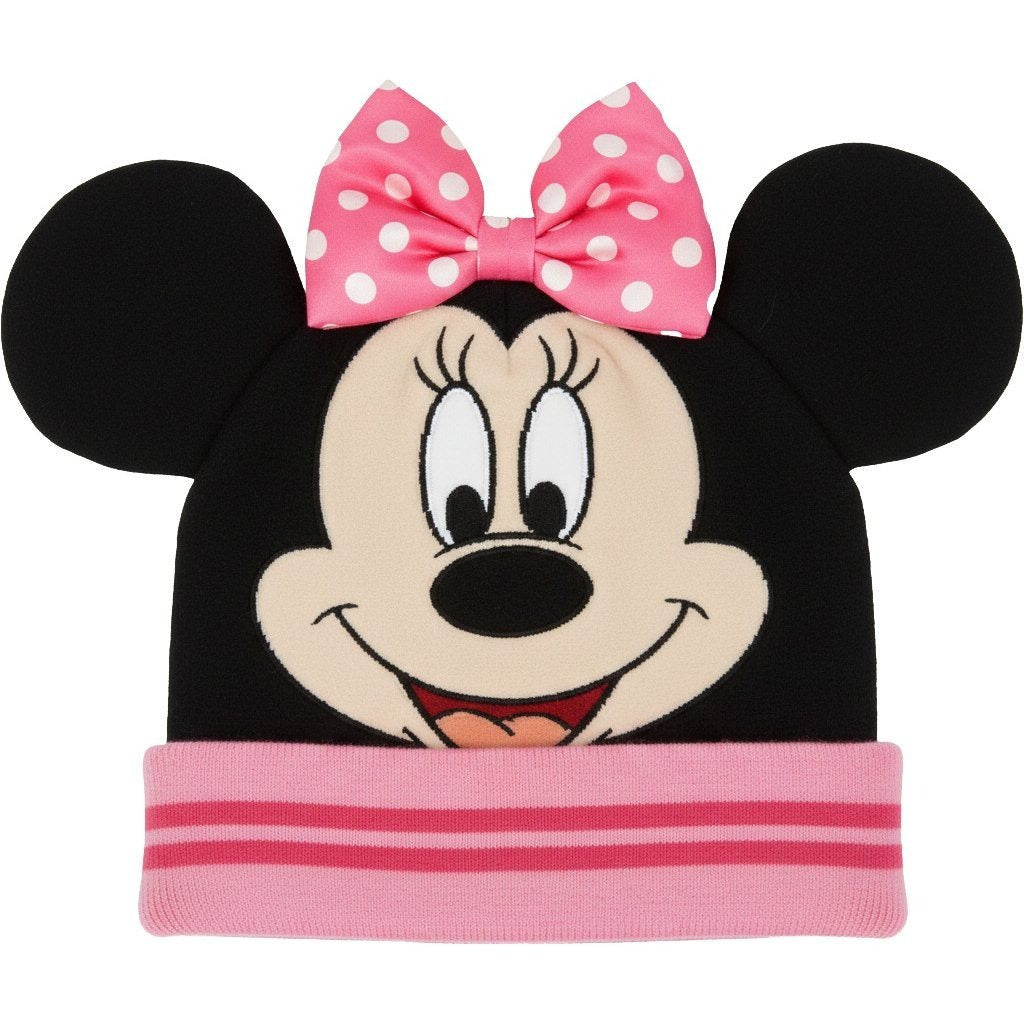Set 3 Pezzi Minnie Mouse Cappello Scaldacollo Guanti Bambini Taglia Unica 5