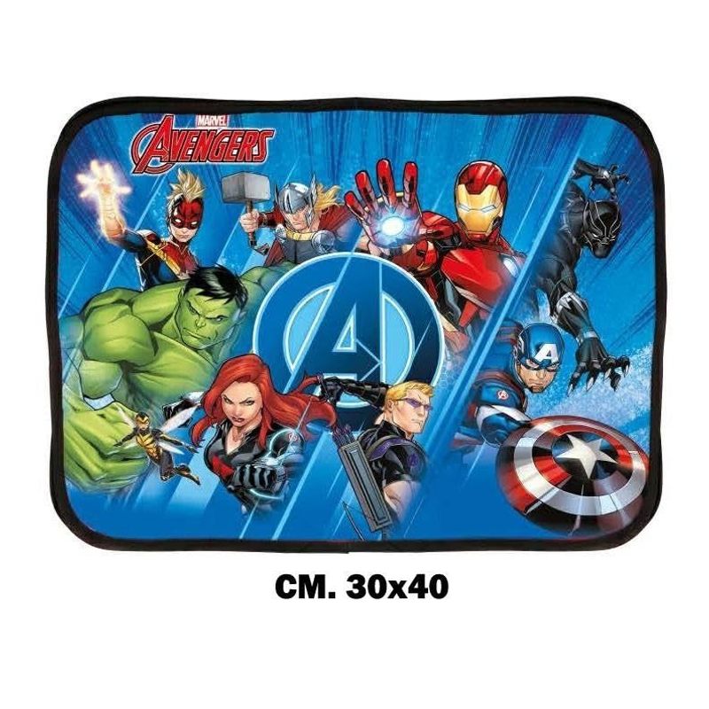 Tovaglietta Morbida Ripiegabile Sottopiatto Immeabile CM.30X40 ( Hulk Avengers)