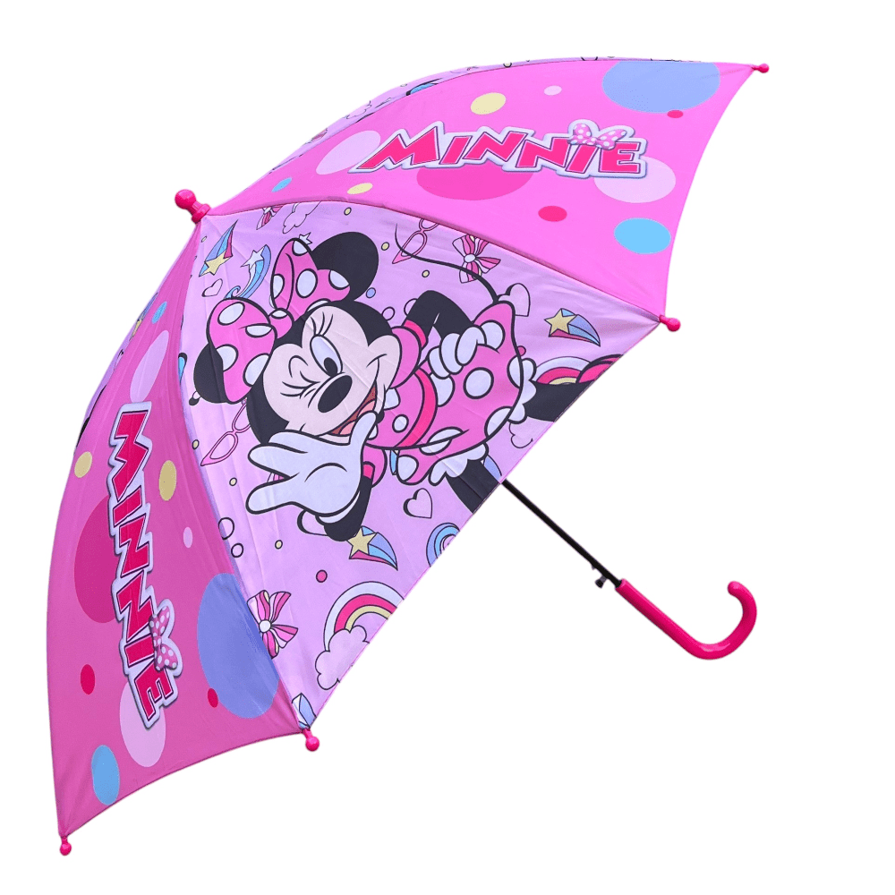 Ombrello da Pioggia Trasparente e Multicolore unisex a campana  bambini  MINNIE MOUSE