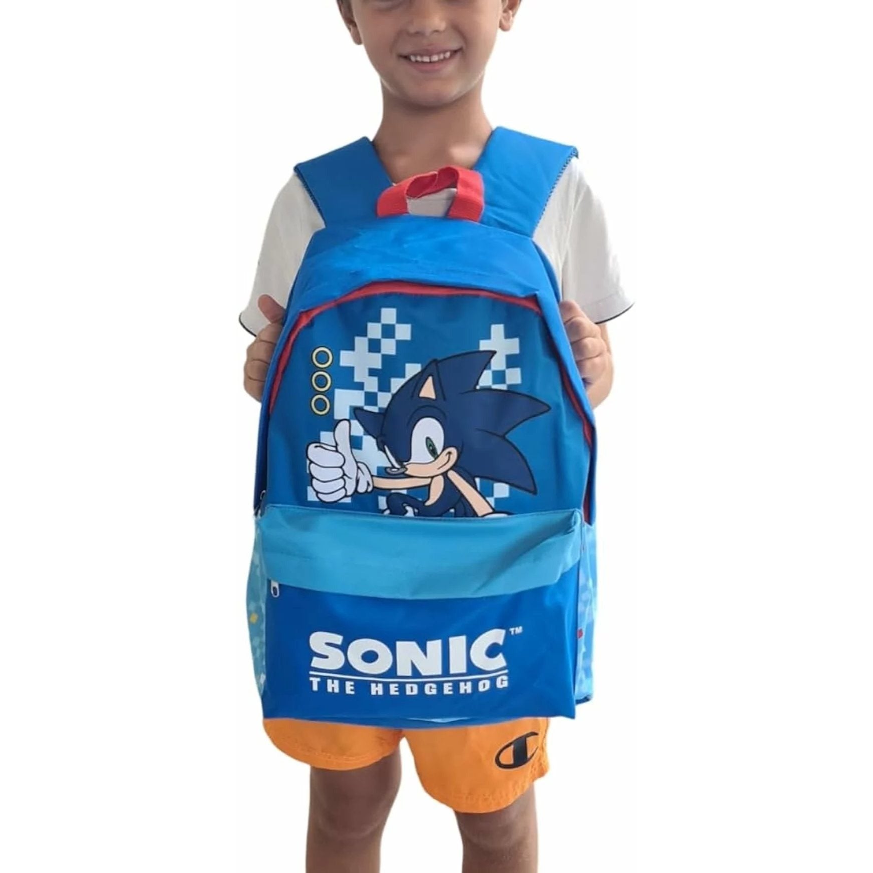 SONIC - Zaino Bambino per Scuola e Tempo Libero - Design Pratico e Capiente