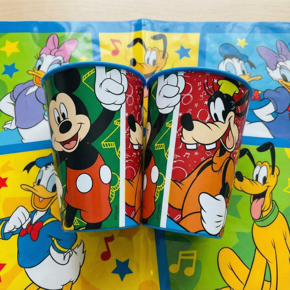 Set 2 Bicchieri per Bambini 260 ml in plastica Senza BPA Regalo per Bimbo
