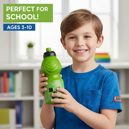 Set Pranzo Scuola 2 Pezzi Portamerenda e Borraccia in Plastica Bambini Bambino Merenda Launch Box