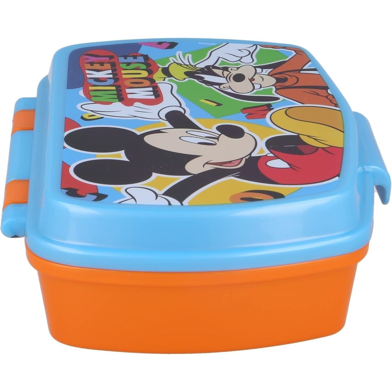MICKEY MOUSE - Contenitore Portapranzo Porta merenda Scatola Sandwich Box per Bambini - BPA Free - TOPOLINO