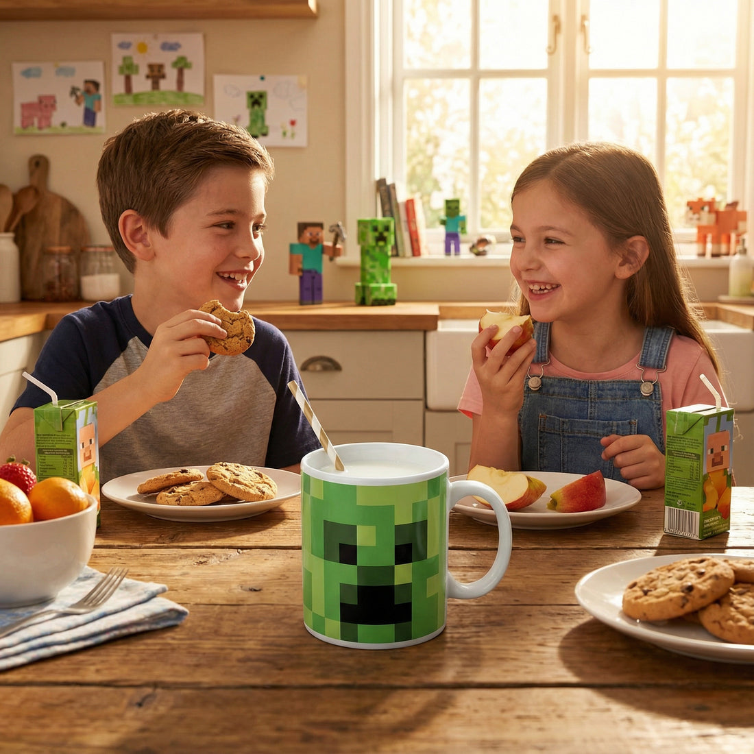 Tazza in ceramica  Bambini in confezione regalo ( Minecraft)
