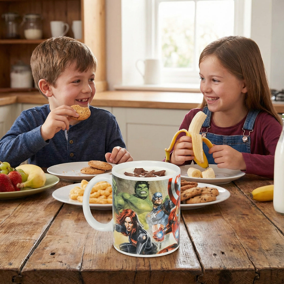 Tazza in ceramica per Bambini in confezione regalo (Hulk)