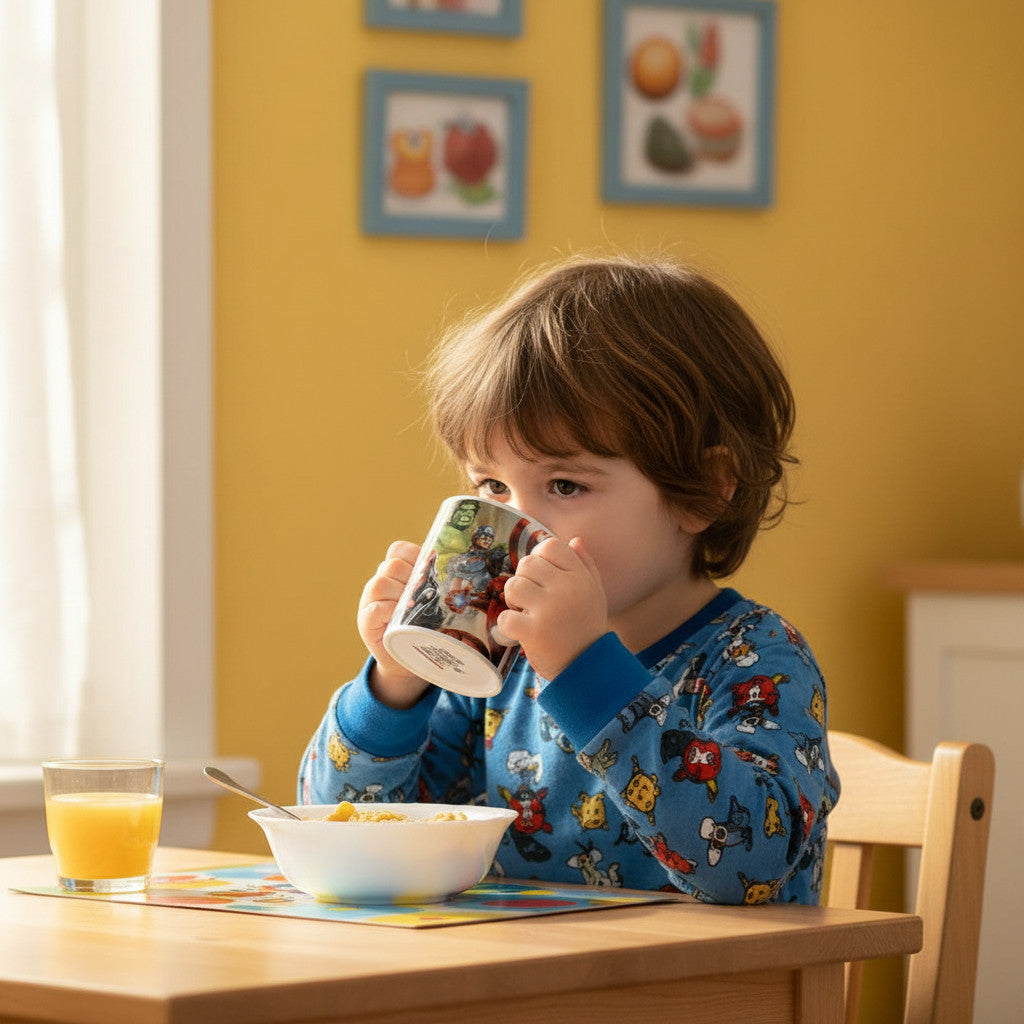 Tazza in ceramica per Bambini in confezione regalo (Hulk)