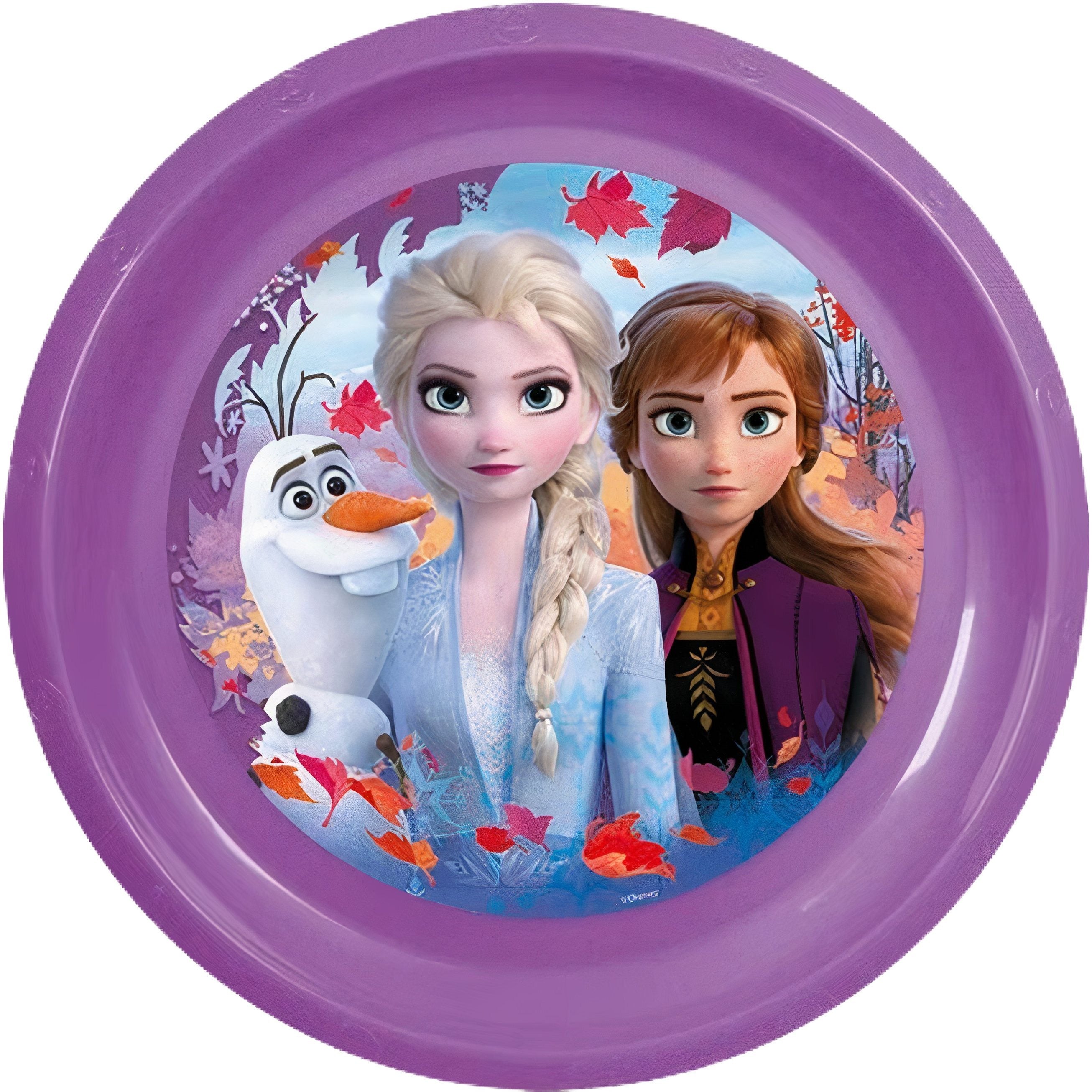Piatto Bambina riutilizzabile in Polipropilene per bambini e bebé - FROZEN Bimba