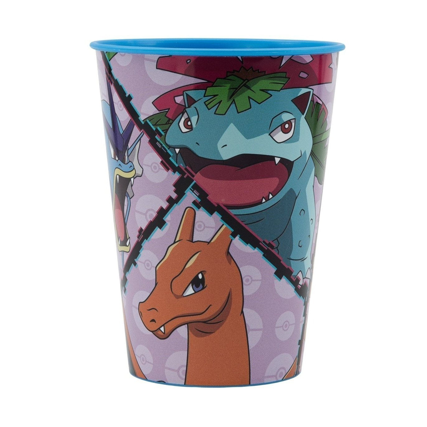 POKEMON - Set di stoviglie riutilizzabile per bambini bicolore – Set composto da 3 pezzi: Piatto, ciotola e bicchiere per bambini e bebé