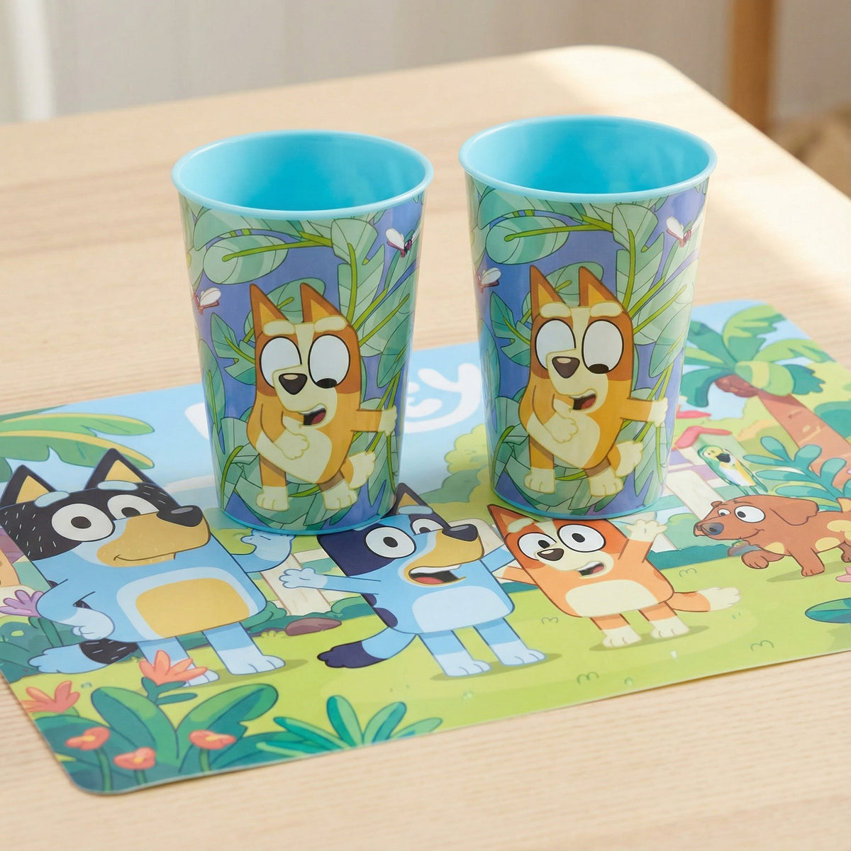 Set 2 Bicchieri per Bambini 260 ml in plastica Senza BPA Regalo per Ragazzi