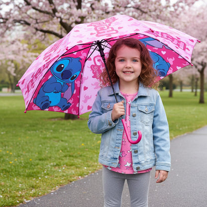 Ombrello per Bambini in Tessuto con Apertura Automatica e Struttura 8 Raggi