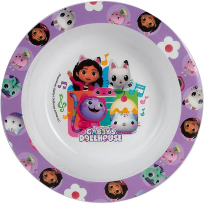 Set di stoviglie riutilizzabile per bambini bicolore – Set composto da 3 pezzi: Piatto, ciotola e bicchiere per bambini e bebé GABBY