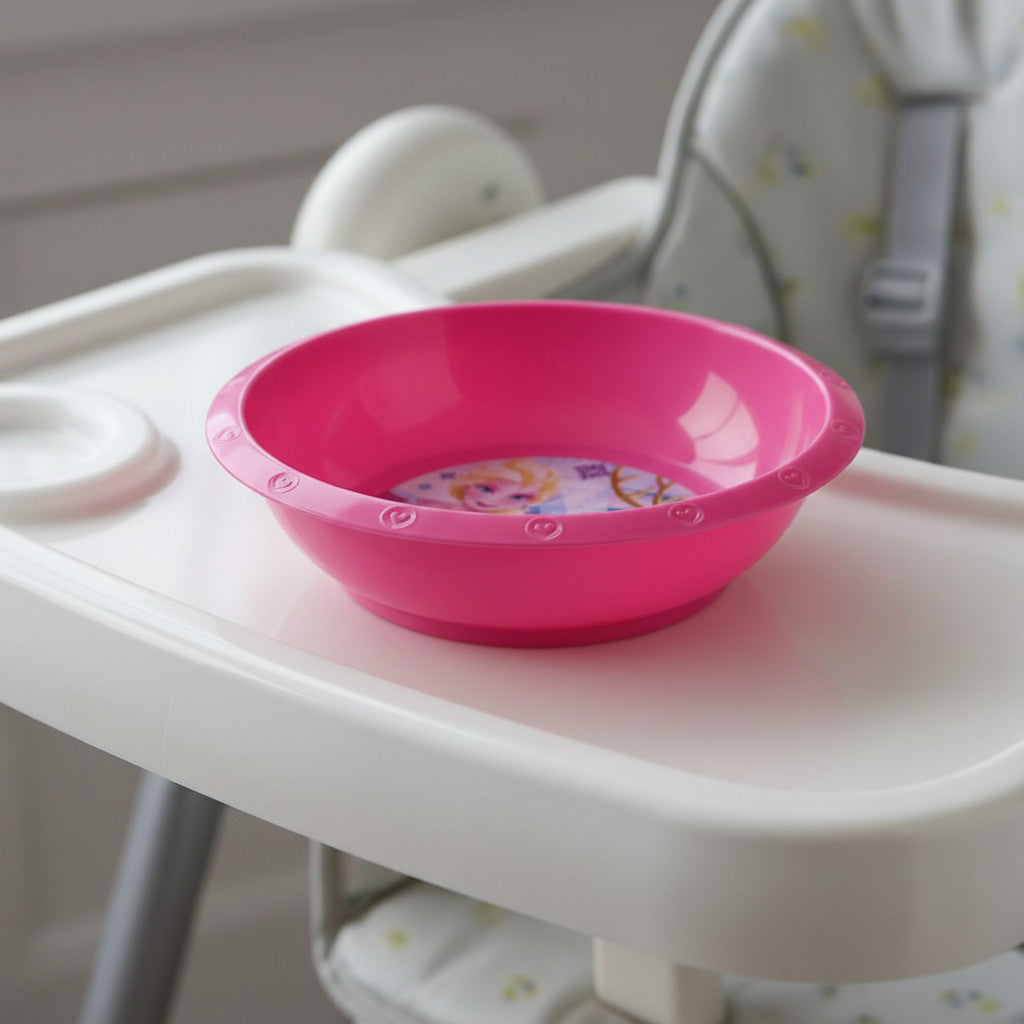 Ciotola Bambina Piatto Fondo Stoviglie Riutilizzabile in Polipropilene per Bambini e Bebé - Frozen Disney