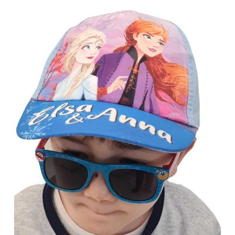 FROZEN - Cappello con Visiera da Ragazzo/Bambino Berretto da Baseball Regolabile