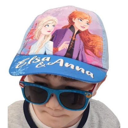 FROZEN - Cappello con Visiera da Ragazzo/Bambino Berretto da Baseball Regolabile