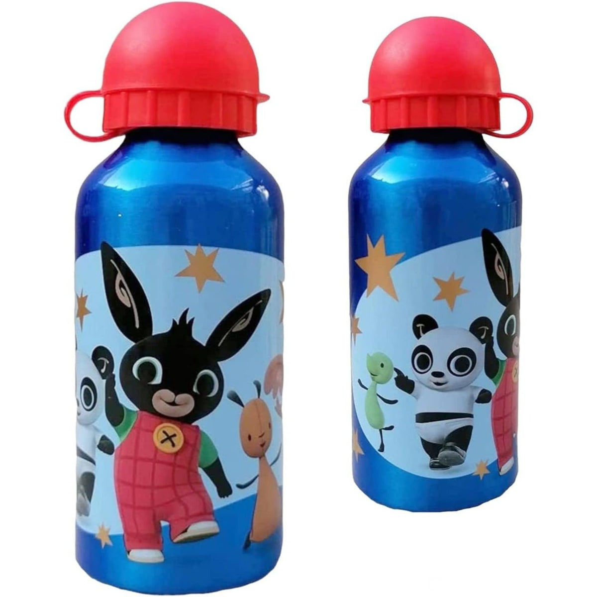 Borraccia Scuola Bottiglia Sport in Alluminio Bambini 400ml con Beccuccio Retraibile (Bing 500ml)