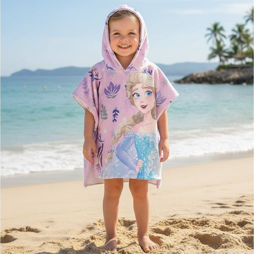 Poncho con cappuccio Asciugamano da spiaggia Mare e piscina Accappatoio in microfibra 55X90 cm asciugatura rapida, ultra