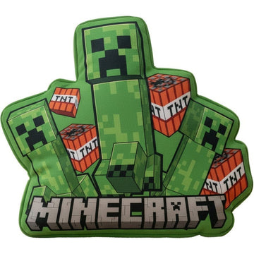 MINECRAFT - Cuscino 3D Shaped Sagomato Bambini in Poliestere con la Forma sagoma personaggio