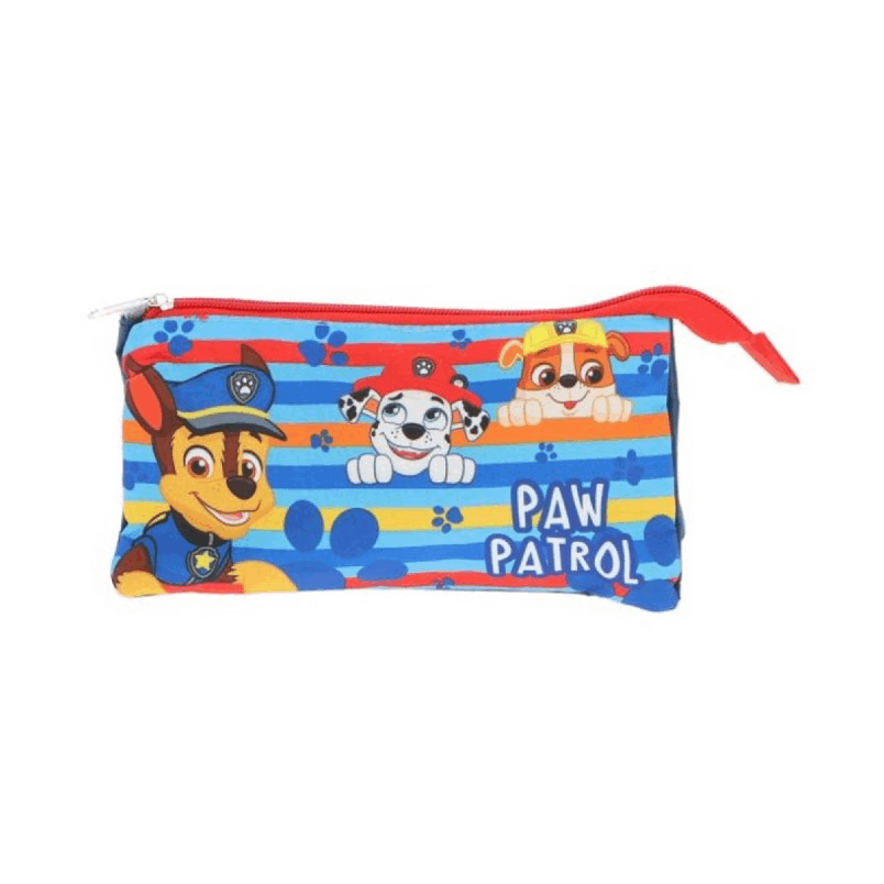 Portapenne Astuccio Triplo Borsellino Scuola e Asilo per Bambini e Ragazzi 22x12cm