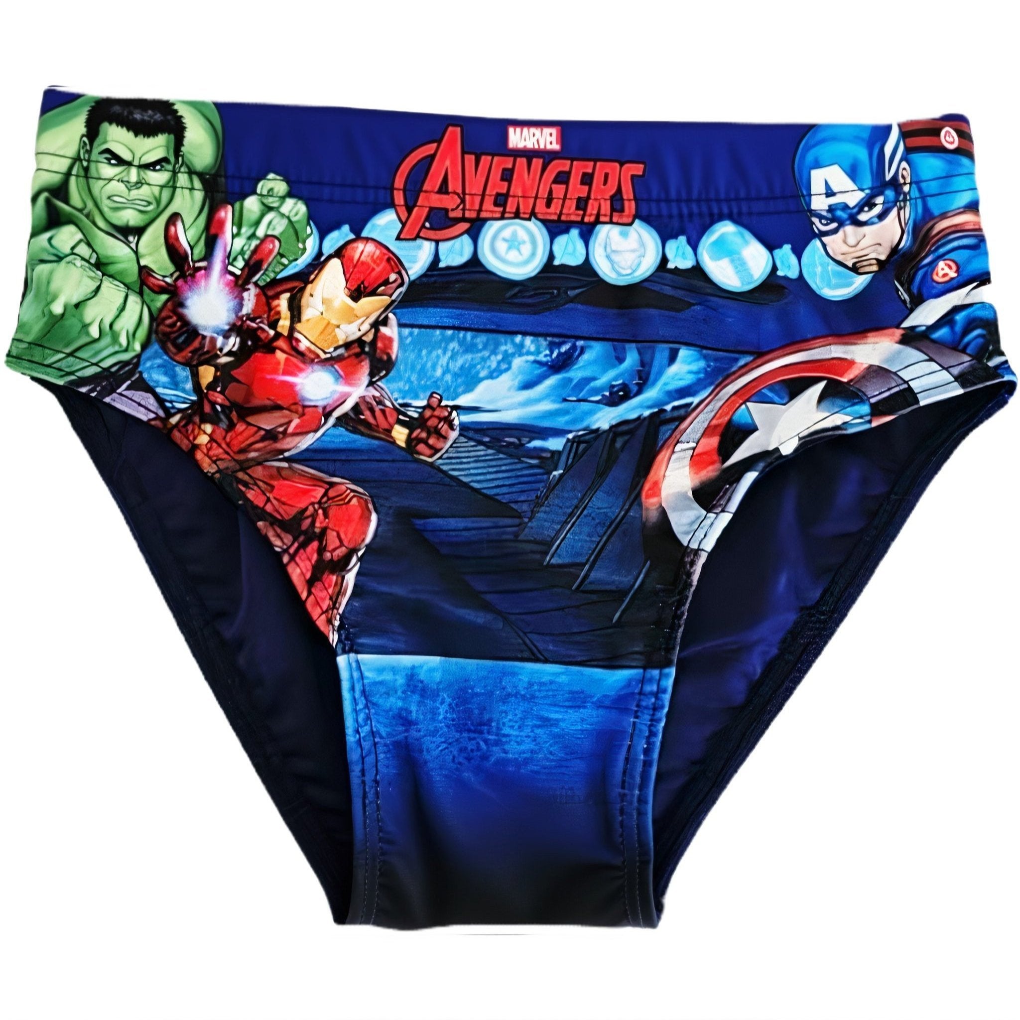 Costume da Bagno Mutandina Slip per Bambini e Ragazzi Boxer Parigamba per Mare e Piscina 3-4 Anni HULK