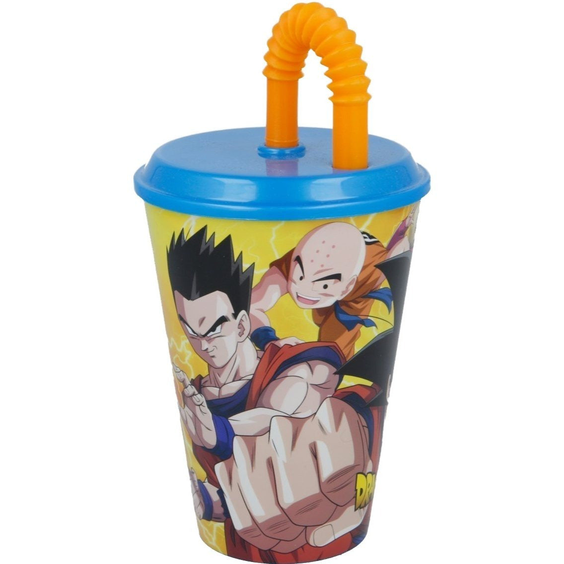 Kids' Cup Con Cannuccia e coperchio Riutilizzabile - 430 ml - DRAGONBALL