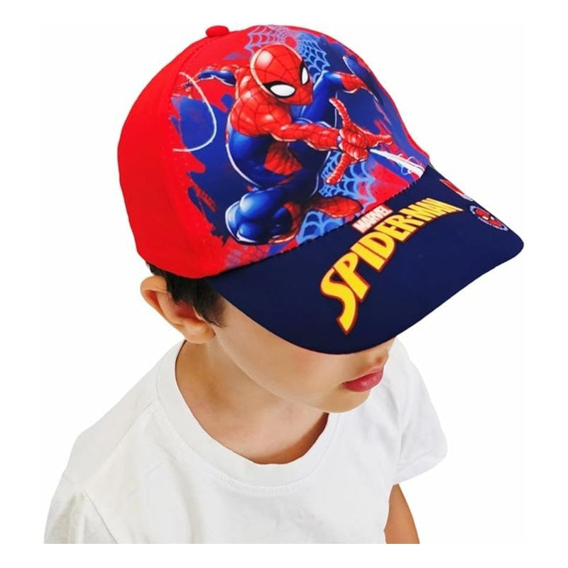Cappello con Visiera da Ragazzo/Bambino Berretto da Baseball Regolabile SPIDER MARVEL