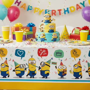 Tovaglia decorazione per compleanno dei bambini e feste a tema, Rettangolare, 120 cm x 180 cm, lavabile