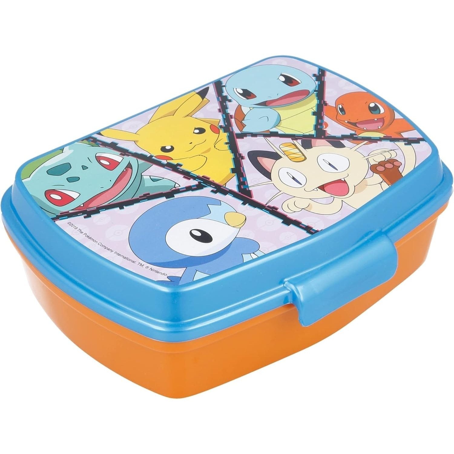 POKEMON - Contenitore Portapranzo Porta merenda Scatola Sandwich Box per Bambini - BPA Free