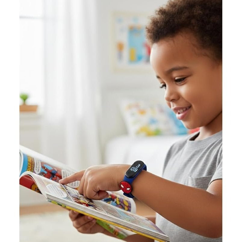 Orologio digitale per Bambini Led con pin 3D SPIDER