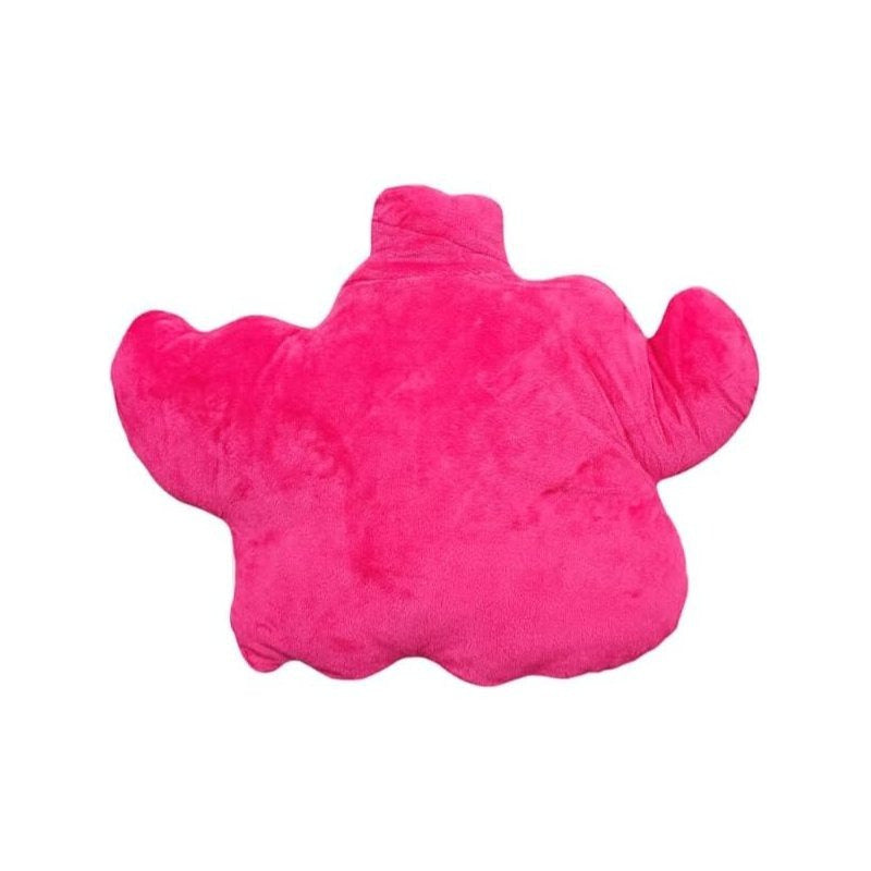 STITCH - Cuscino 3D ufficiale a forma di personaggio Sagomato, 31 cm x 33 cm, peluche lavabile, decorazione e relax