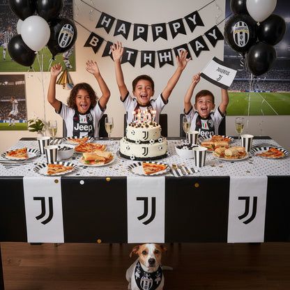 Tovaglia Calcio Tifoso decorazione per compleanno dei bambini e feste a tema, Rettangolare, 120 cm x 180 cm, lavabile