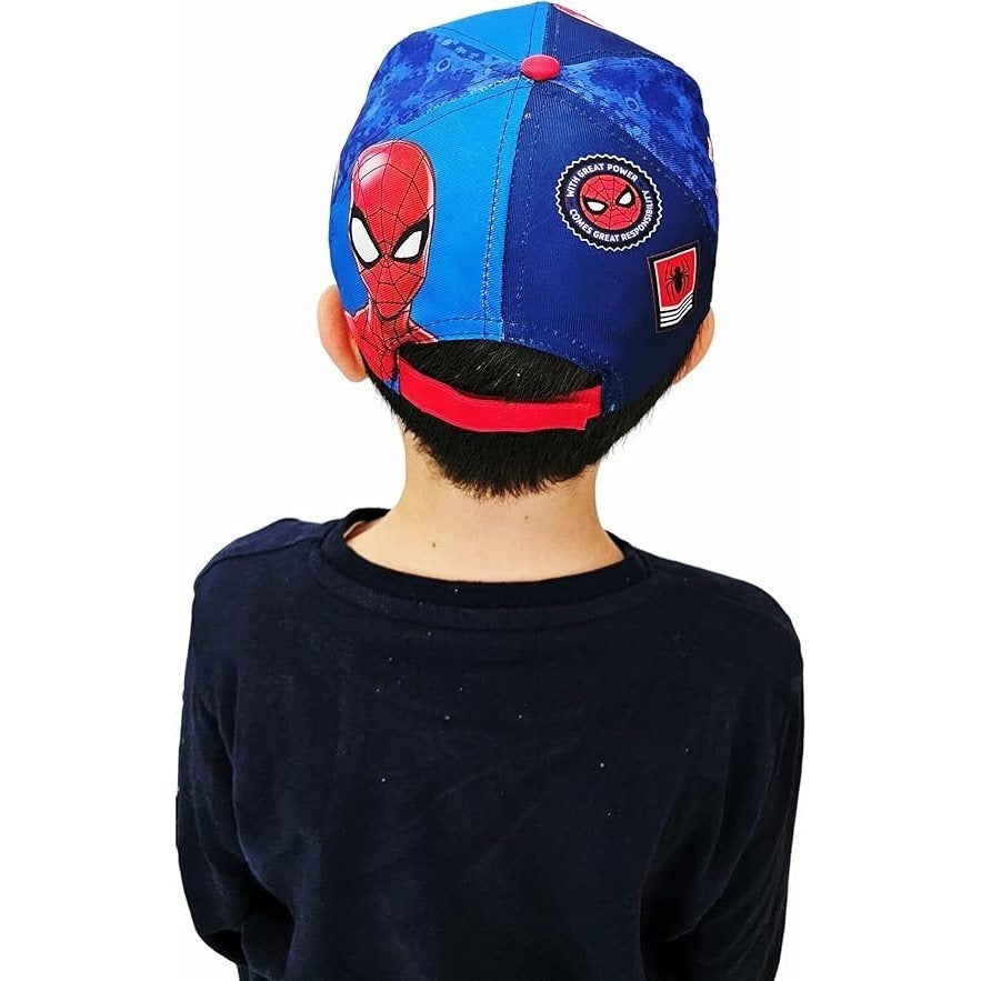 Cappello con Visiera da Ragazzo/Bambino Berretto da Baseball Regolabile SPIDER-MAN