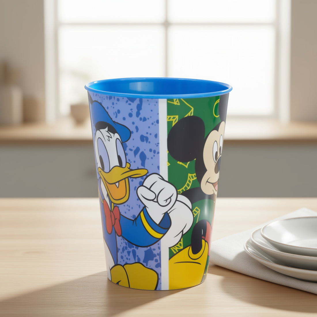 Set 2 Bicchieri per Bambini 260 ml in plastica Senza BPA Regalo per Bimbo