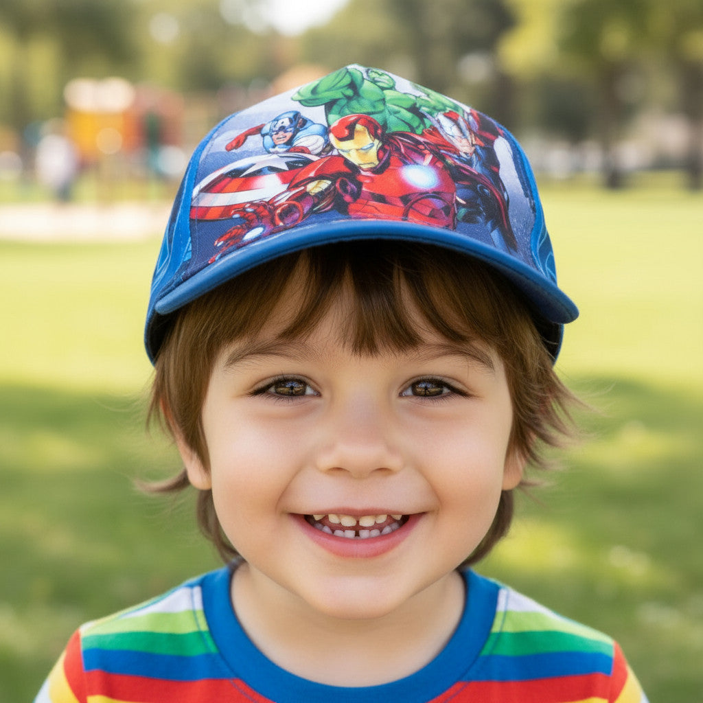 Cappello con Visiera da Ragazzo/Bambino - Berretto da Baseball Regolabile