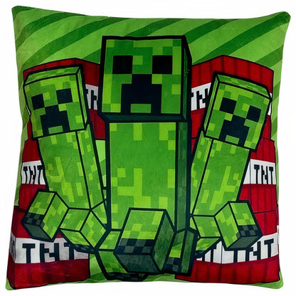 MINECRAFT - Cuscino ufficiale Arredo 40x40 cm morbido con imbottitura 100% poliestere