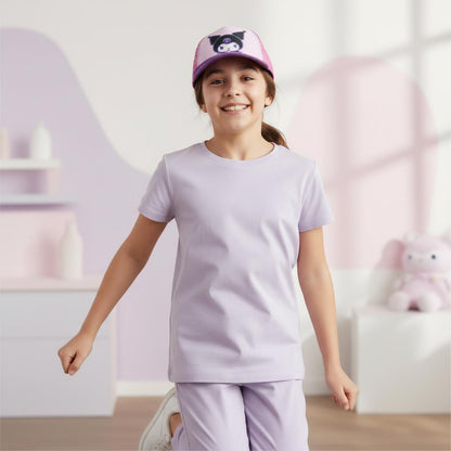 KUROMI - Cappello con Visiera da Ragazzo/Bambino Berretto da Baseball Regolabile - HELLO