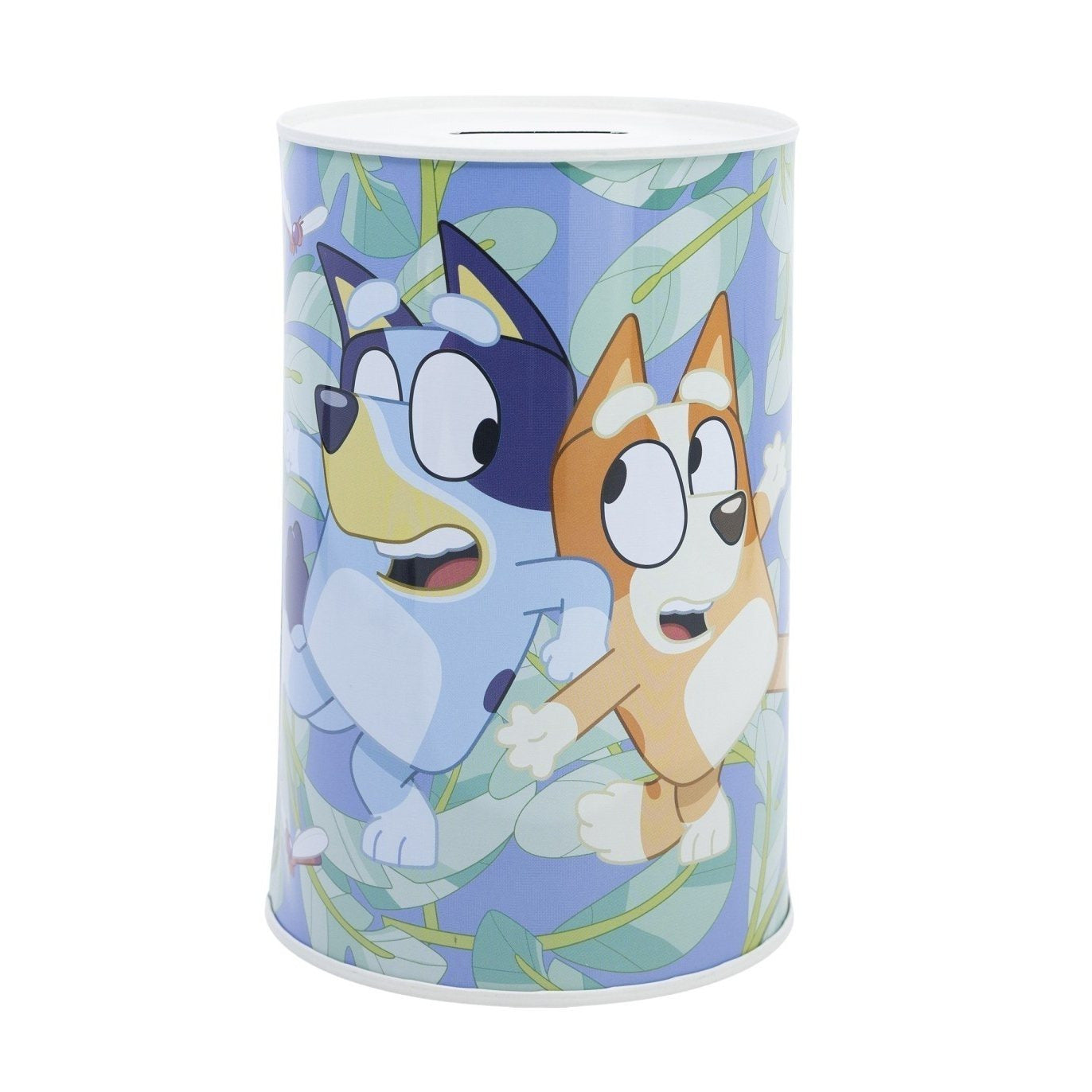 BLUEY - Portamonete Cilindrico in Metallo per Bambini - Regalo Ragazzi